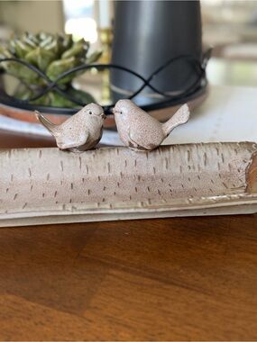 Ceramic bird feeder/tray.